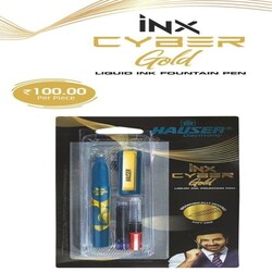 HAUSER INX Cyber Gold Liquid Ink Fountain Pen 